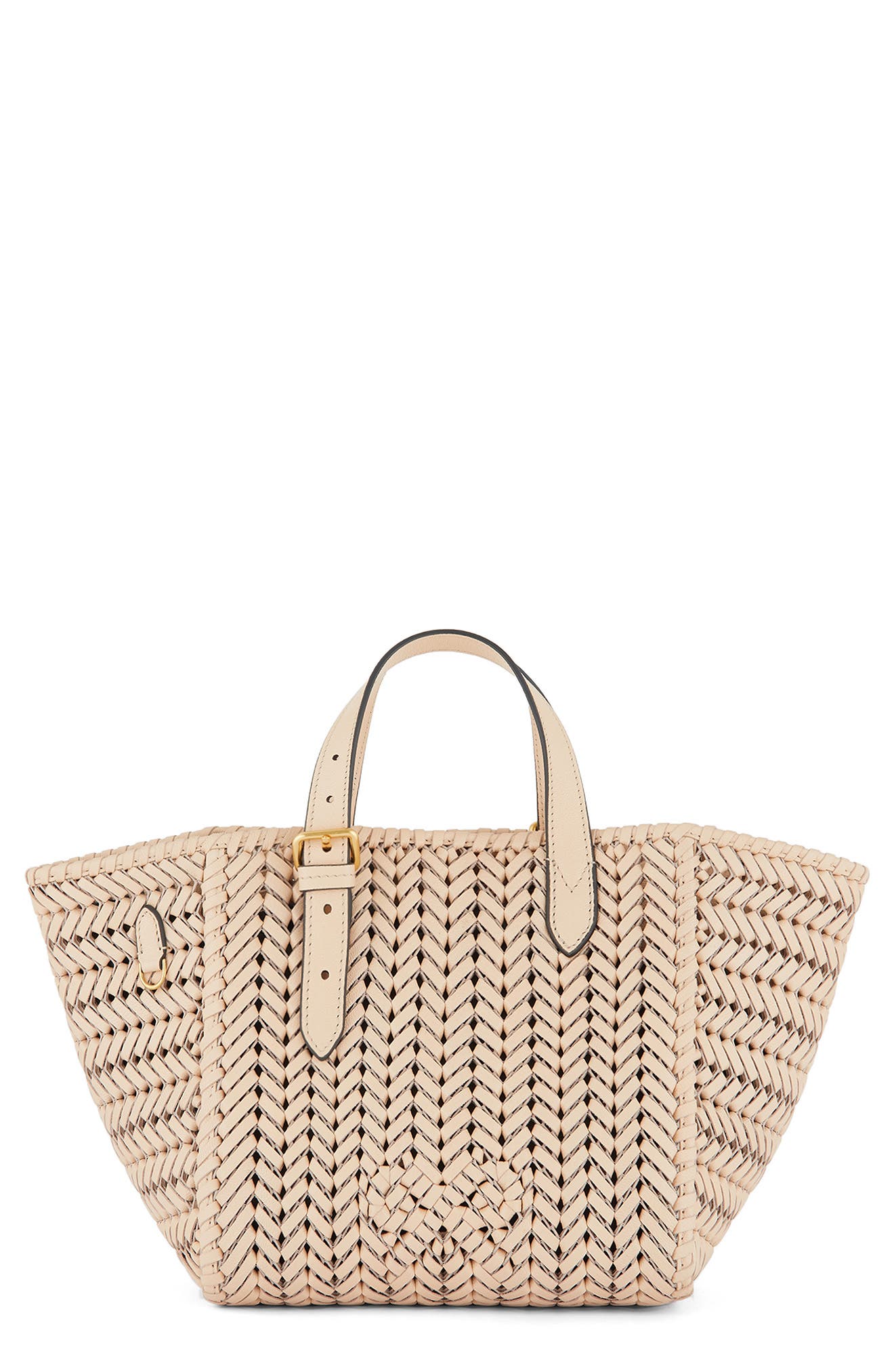 Anya Hindmarch Small The Neeson Woven Leather Tote, Main, color, 