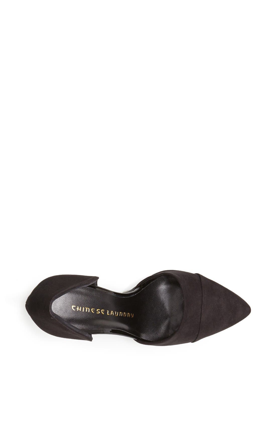 'Side Kick' Pump, Alternate, color, BLACK