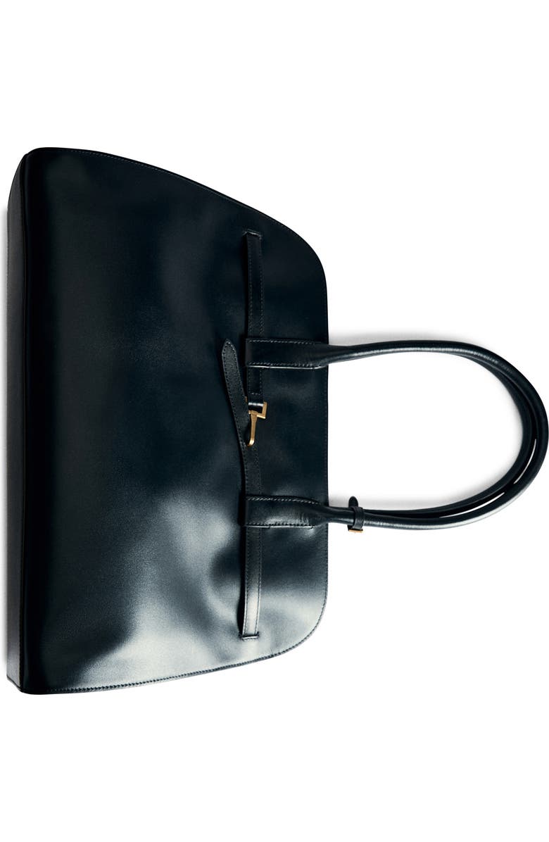 MANGO Leather Briefcase Bag, Alternate, color,