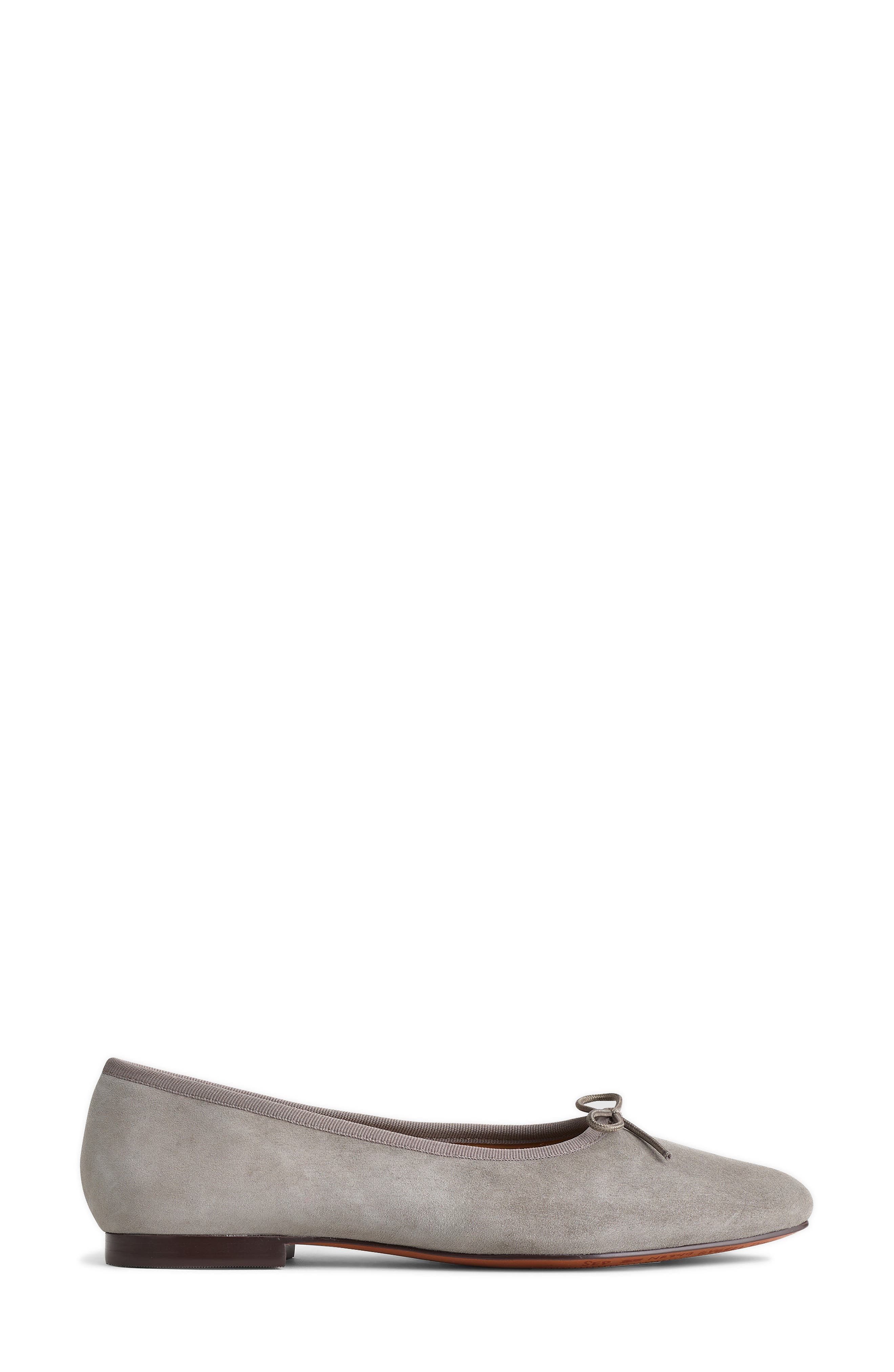 Madewell Francine Ballet Flat, Main, color, Pewter