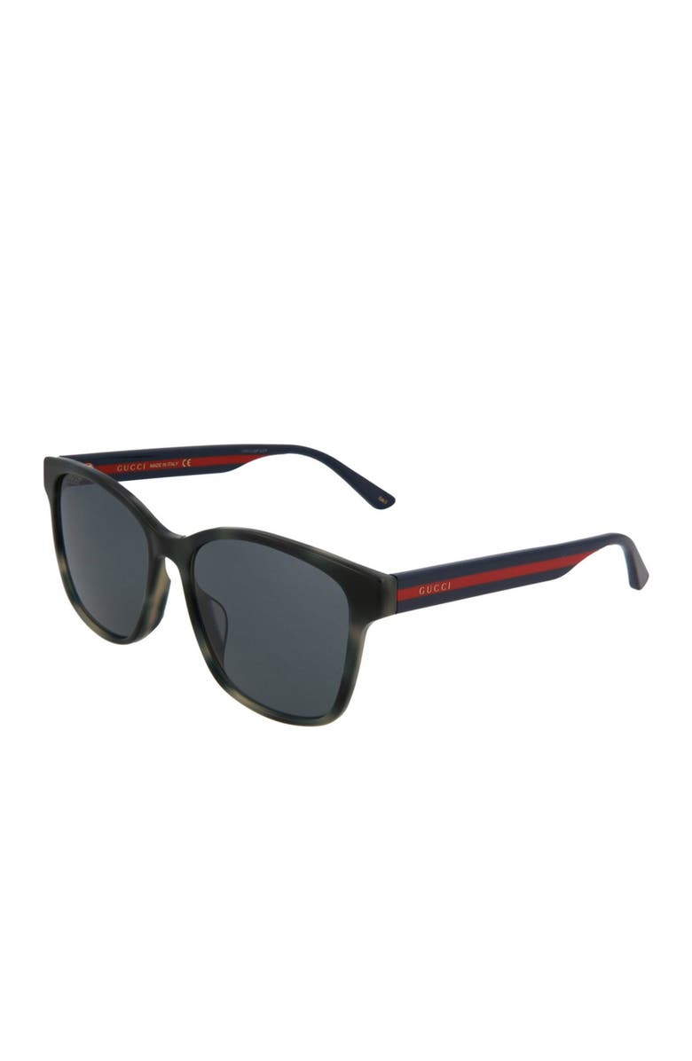 Gucci 56mm Core Square Sunglasses, Alternate, color, 
