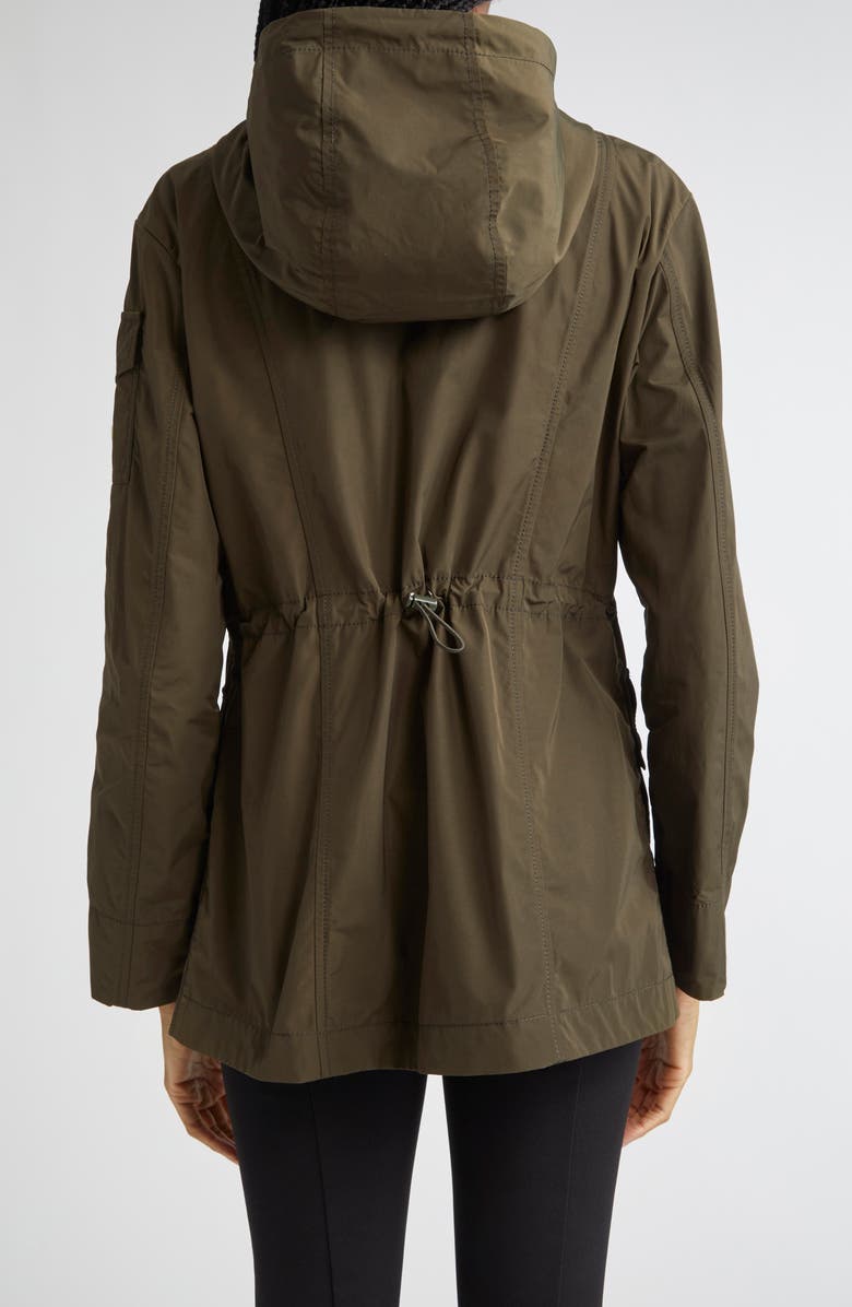 Moncler Leandro Short Parka, Alternate, color, Green