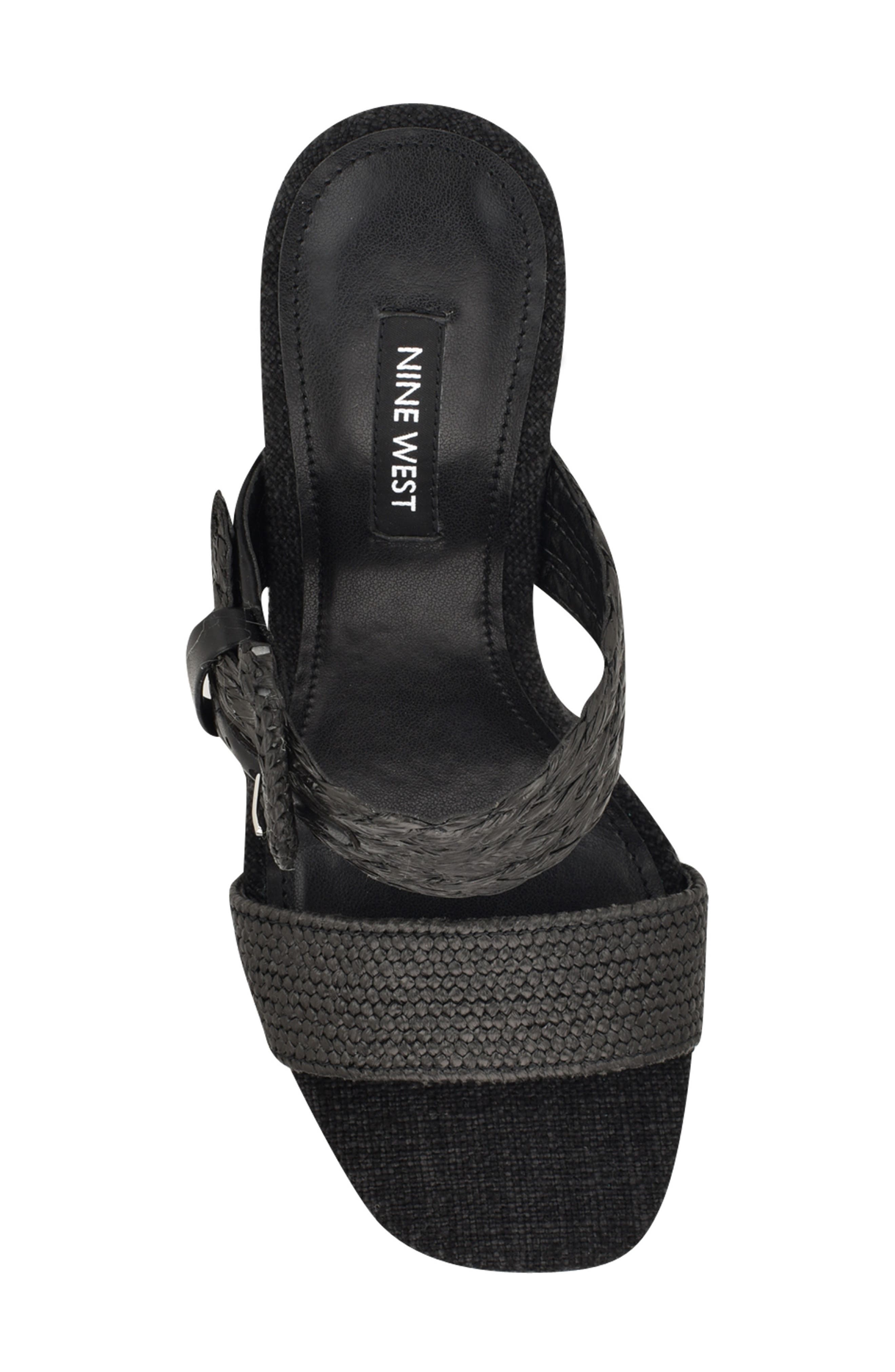 Nine West Novalie Espadrille Wedge Slide Sandal, Alternate, color, 