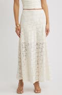Open Edit Lace Maxi Skirt