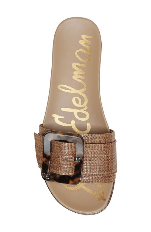 Sam Edelman Ariane Slide Sandal Cuoio Weave 9.0 In Brown