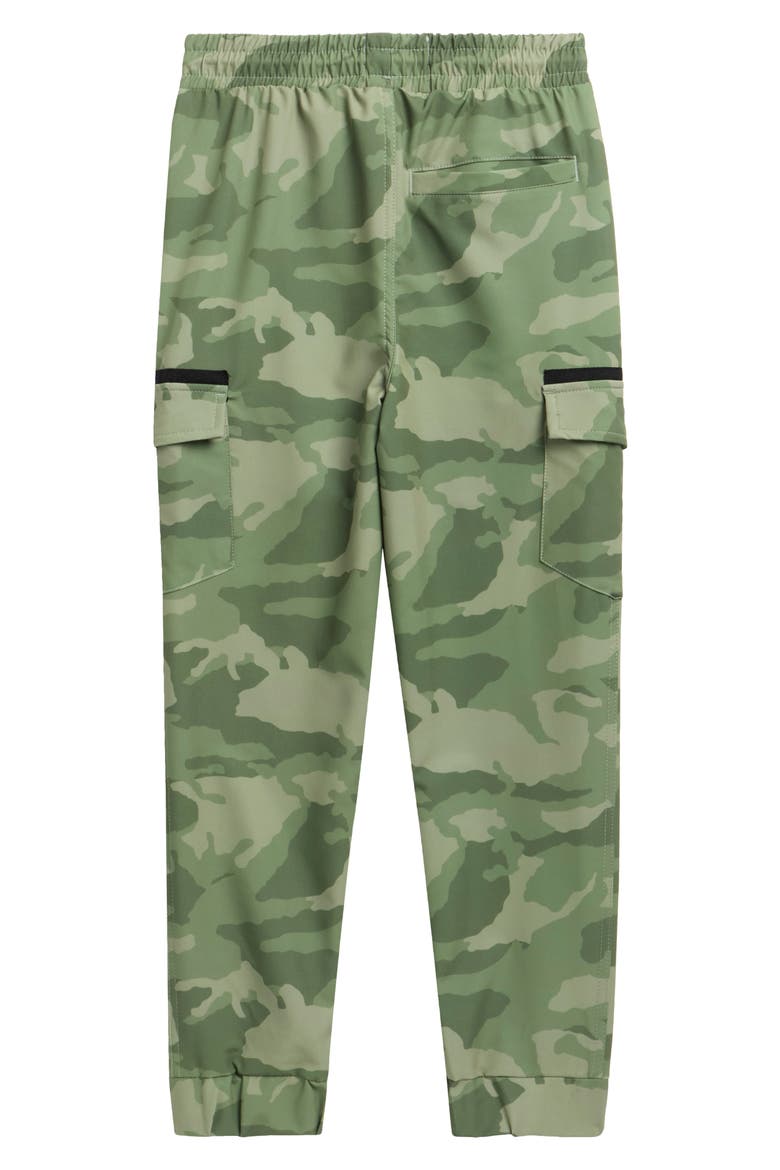 Kids' Eternal Camo Joggers, Alternate, color, LIGHT OLIVE/ WOODLAND