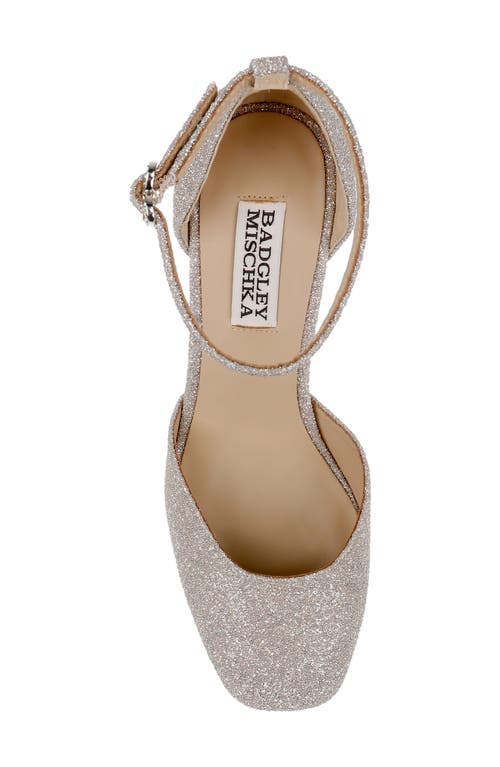 BADGLEY MISCHKA BADGLEY MISCHKA COLLECTION JAYDA ANKLE STRAP PLATFORM PUMP 