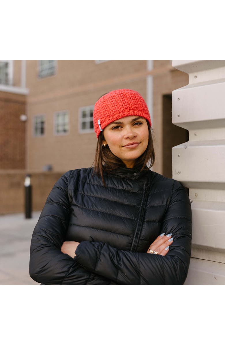 Turtle Fur Shay Knit Headband, Alternate, color, Smoke