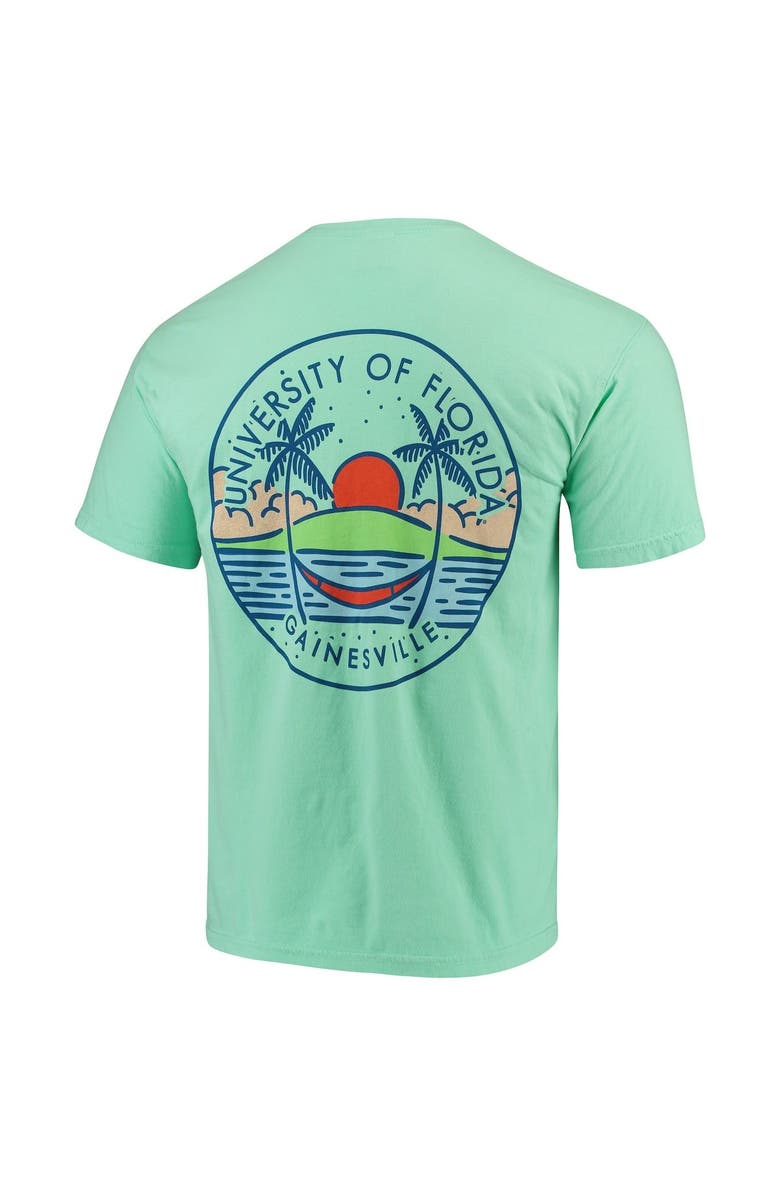 IMAGE ONE Men's Mint Green Florida Gators Circle Scene Comfort Colors Pocket T-Shirt, Alternate, color, Mint
