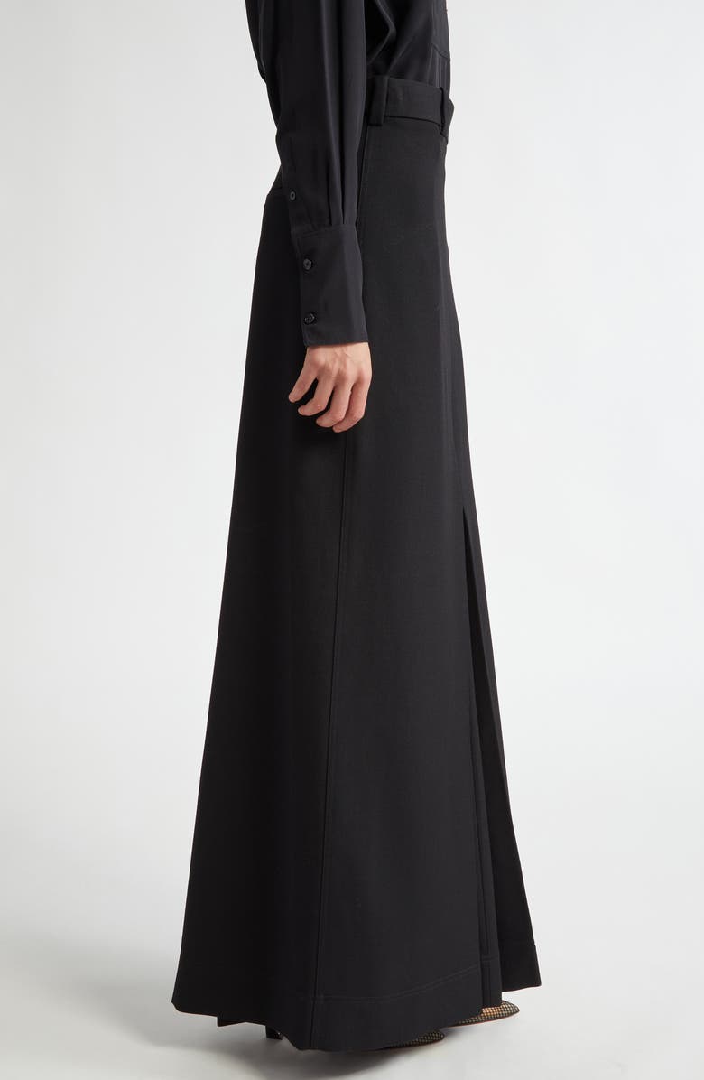 Victoria Beckham Box Pleated Organic Cotton Skirt, Alternate, color, 