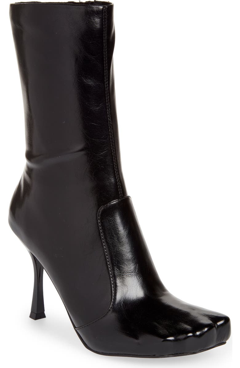 Jeffrey Campbell Visionary Stiletto Boot, Main, color, Black