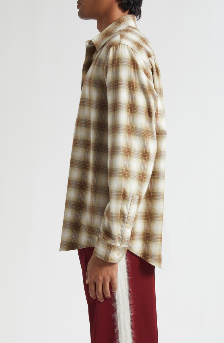 STOCKHOLM SURFBOARD CLUB Flynn Plaid Flannel Button-Up Shirt, Alternate, color, Tartan