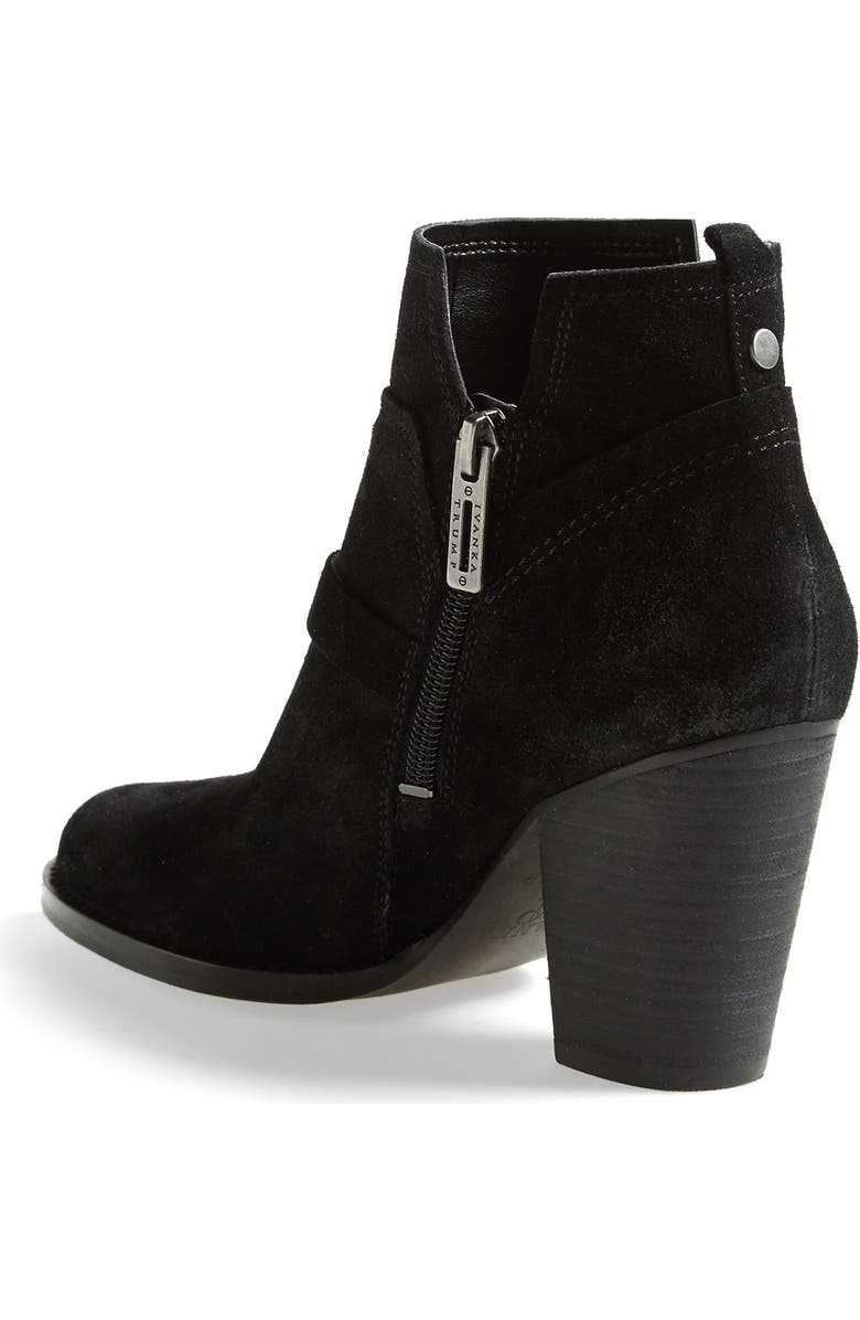 Ivanka Trump 'Frankly' Belted Round Toe Bootie, Alternate, color,