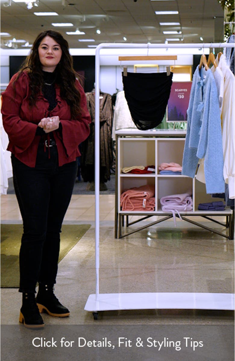 Hadley Ruched Mesh Miniskirt, sales video thumbnail