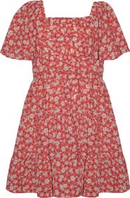 Iris & Ivy Kids' Angel Sleeve Floral Dress