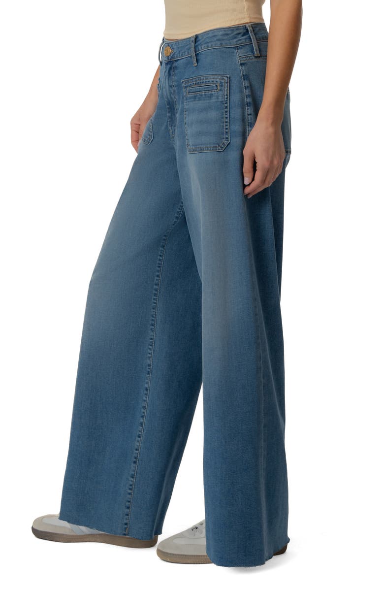 KUT from the Kloth Meg High Waist Wide Leg Jeans, Alternate, color, Sunny