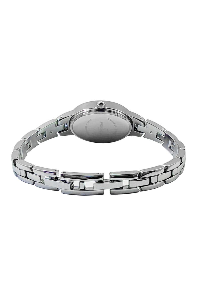 Sun Moon Oval Link Bracelet Watch- 30x25MM, Alternate, color, Silver