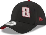 New Era Men's New Era Black Kyle Busch 39THIRTY Panel Flex Fit Hat