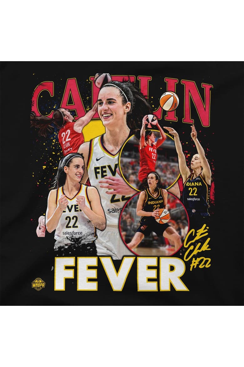 Unisex Stadium Essentials Caitlin Clark Black Indiana Fever  Crossroads T-Shirt, Alternate, color, Black