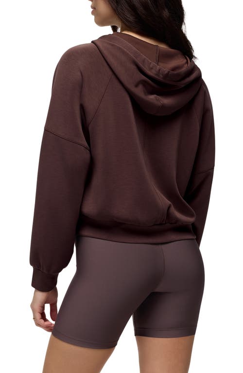 Prana Shea Full Zip Hoodie In Mocha