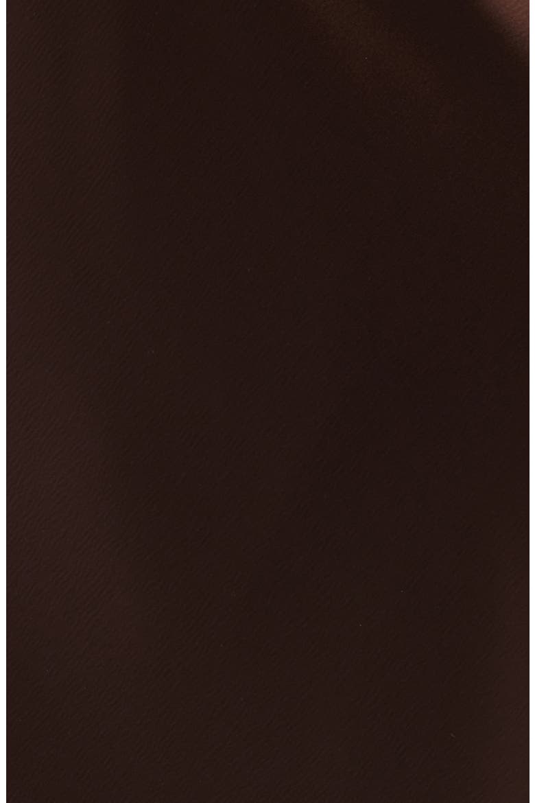 A-Line Satin Skirt, Alternate, color, DARK CHOCOLATE