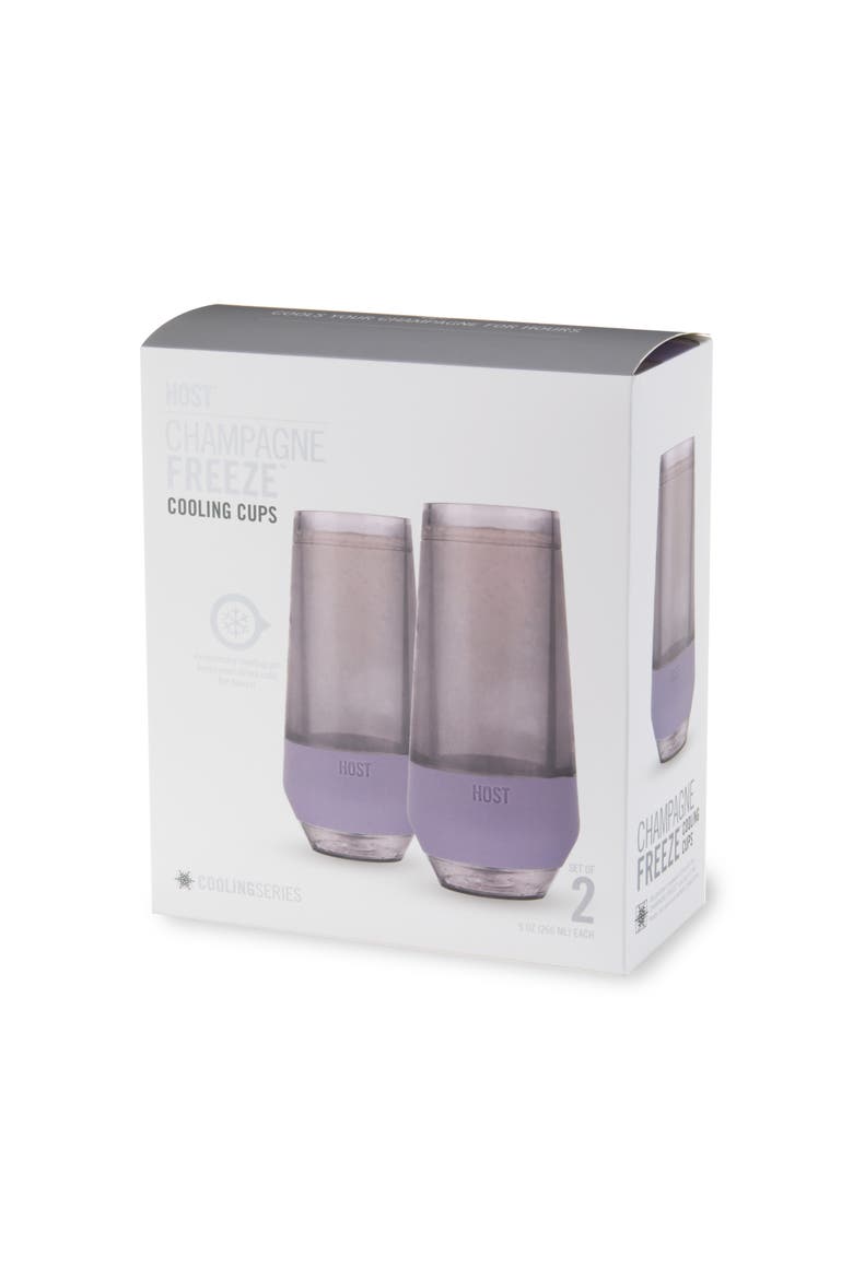 Champagne FREEZE Cooling Cup Set of 2, Alternate, color, Deep Lilac