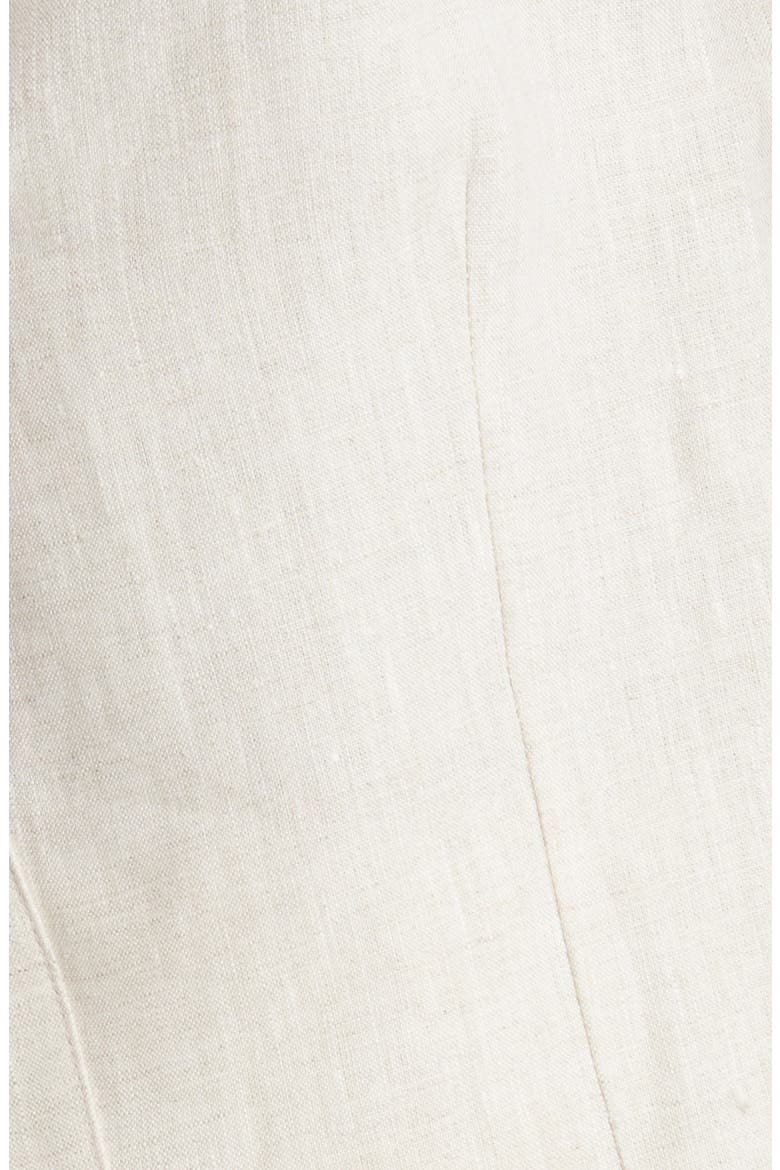 Devin Sleeveless Linen Shirt, Alternate, color, NATURAL