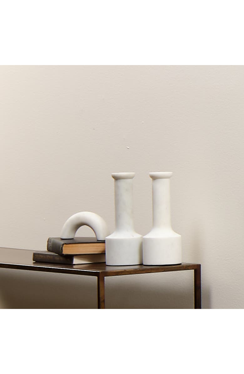 JAMIE YOUNG Ostrich Marble Decorative Object, Alternate, color, White