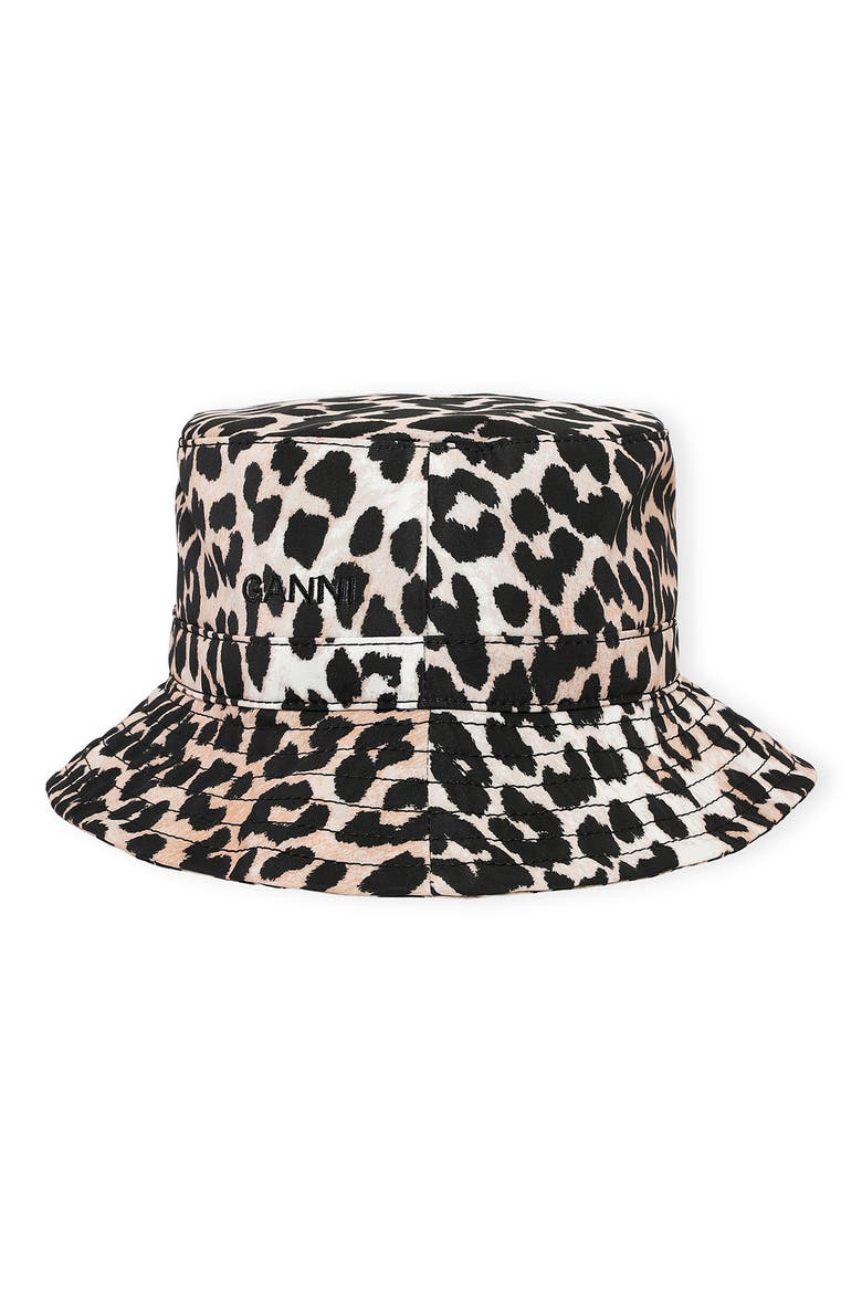 Recycled Polyester Bucket Hat, Main, color, LEOPARD