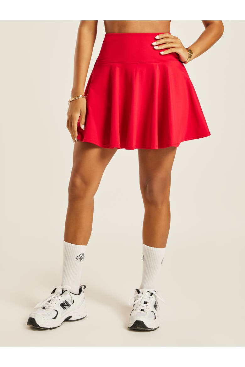 Be 180 Skort, Main, color, Cherry