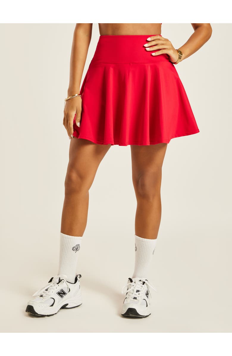Be Athletica Be 180 Skort, Main, color, Cherry