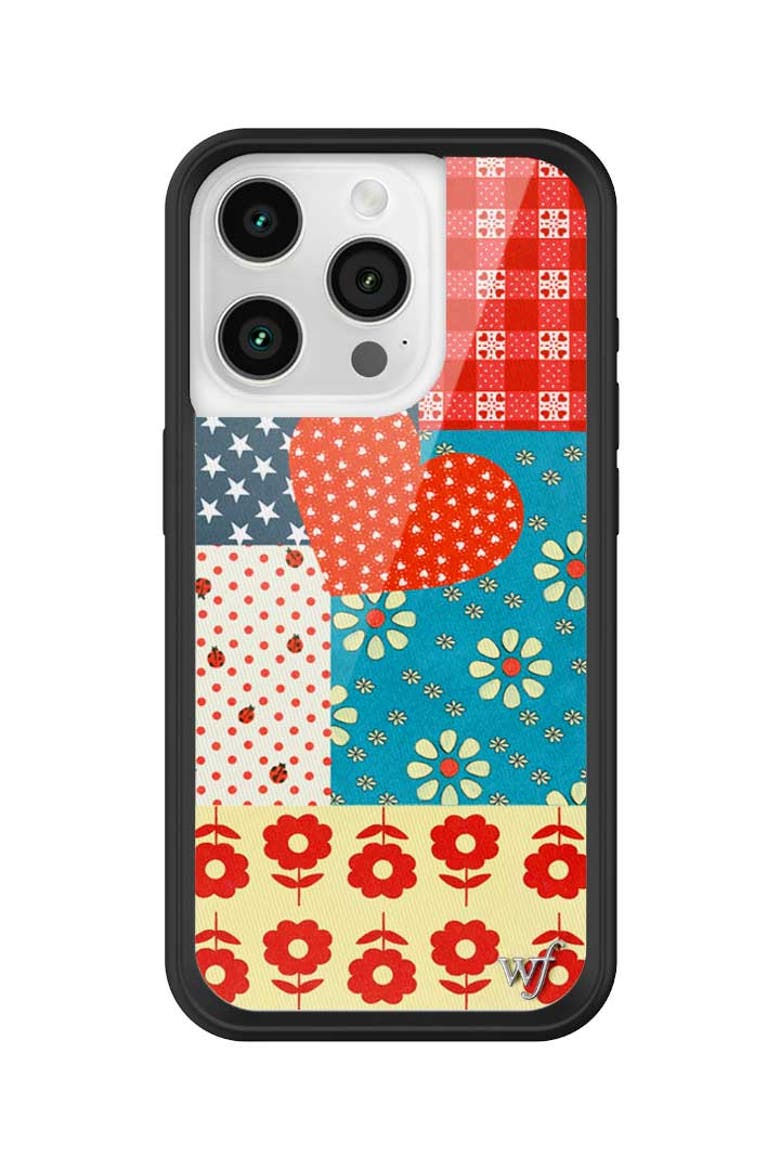 Flower Patch iPhone Case, Alternate, color, Red