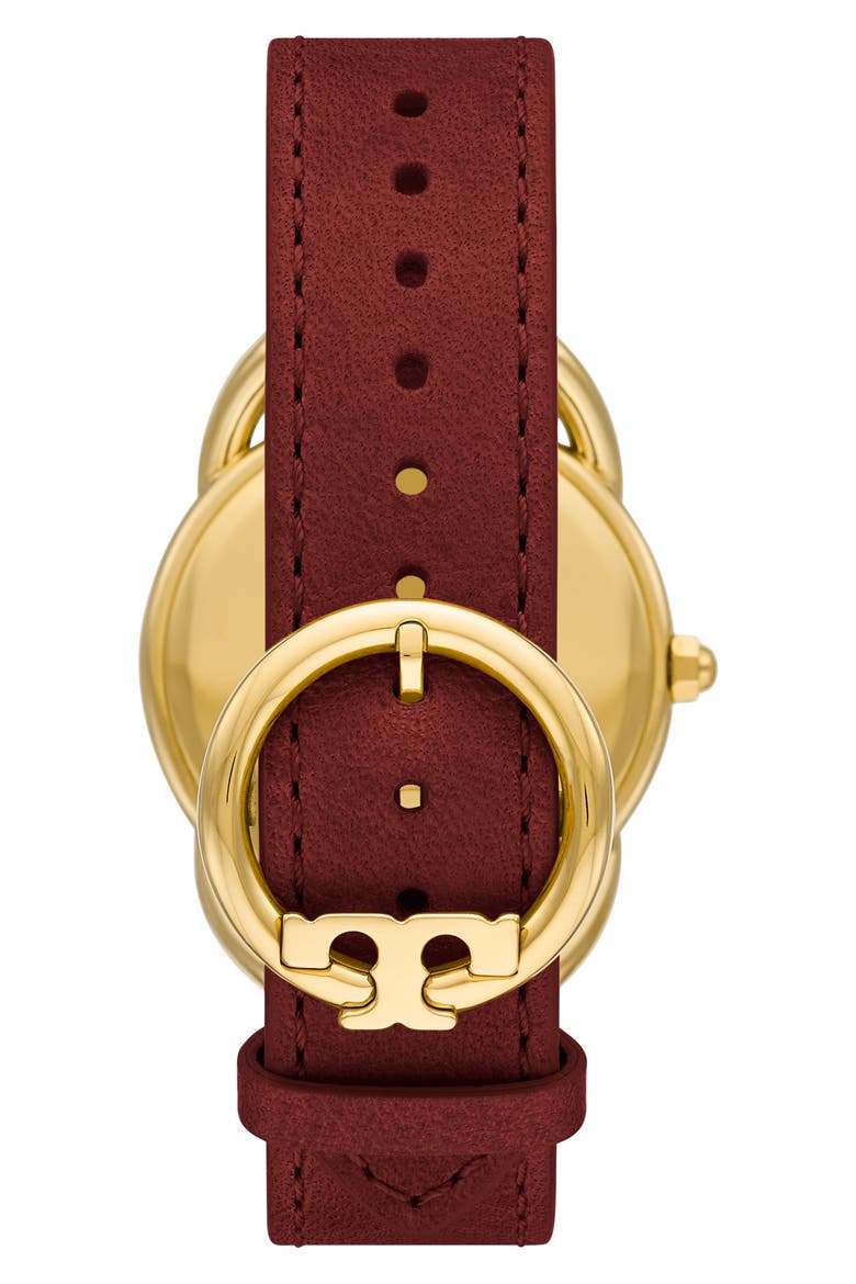 The Ravello Fiesta Leather Strap Watch, 38mm, Alternate, color, FIESTA