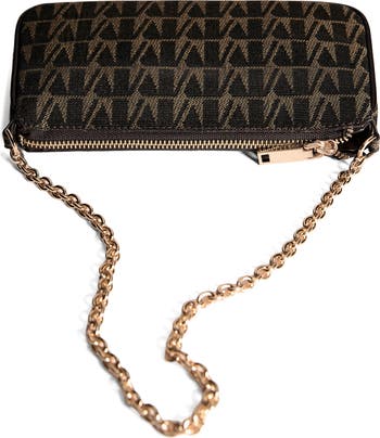 バッグ HLT jacquard chain pochette HLT jacquard chain pochette nude pink
