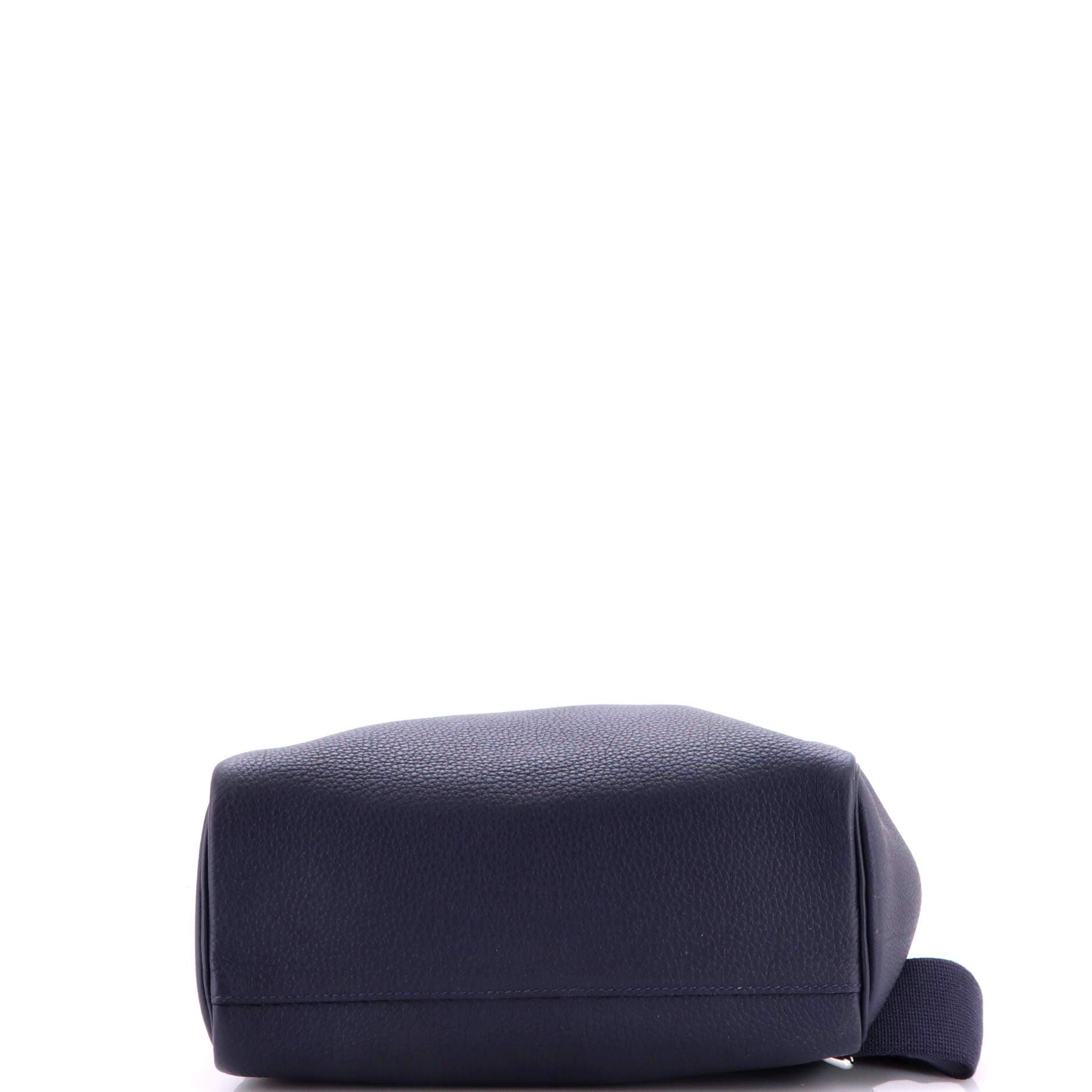 Pre-Owned Hermes Hac a Dos Backpack Togo GM, Alternate, color, Bleu Nuit