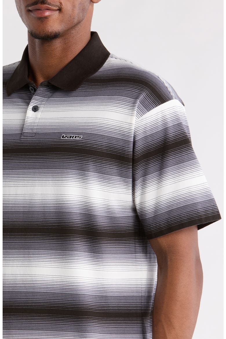 Molino Shadow Stripe Polo, Alternate, color, STEEL SHADOW