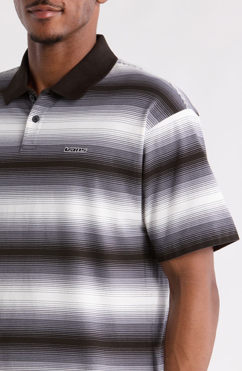 Vans Molino Shadow Stripe Polo, Alternate, color, Steel Shadow