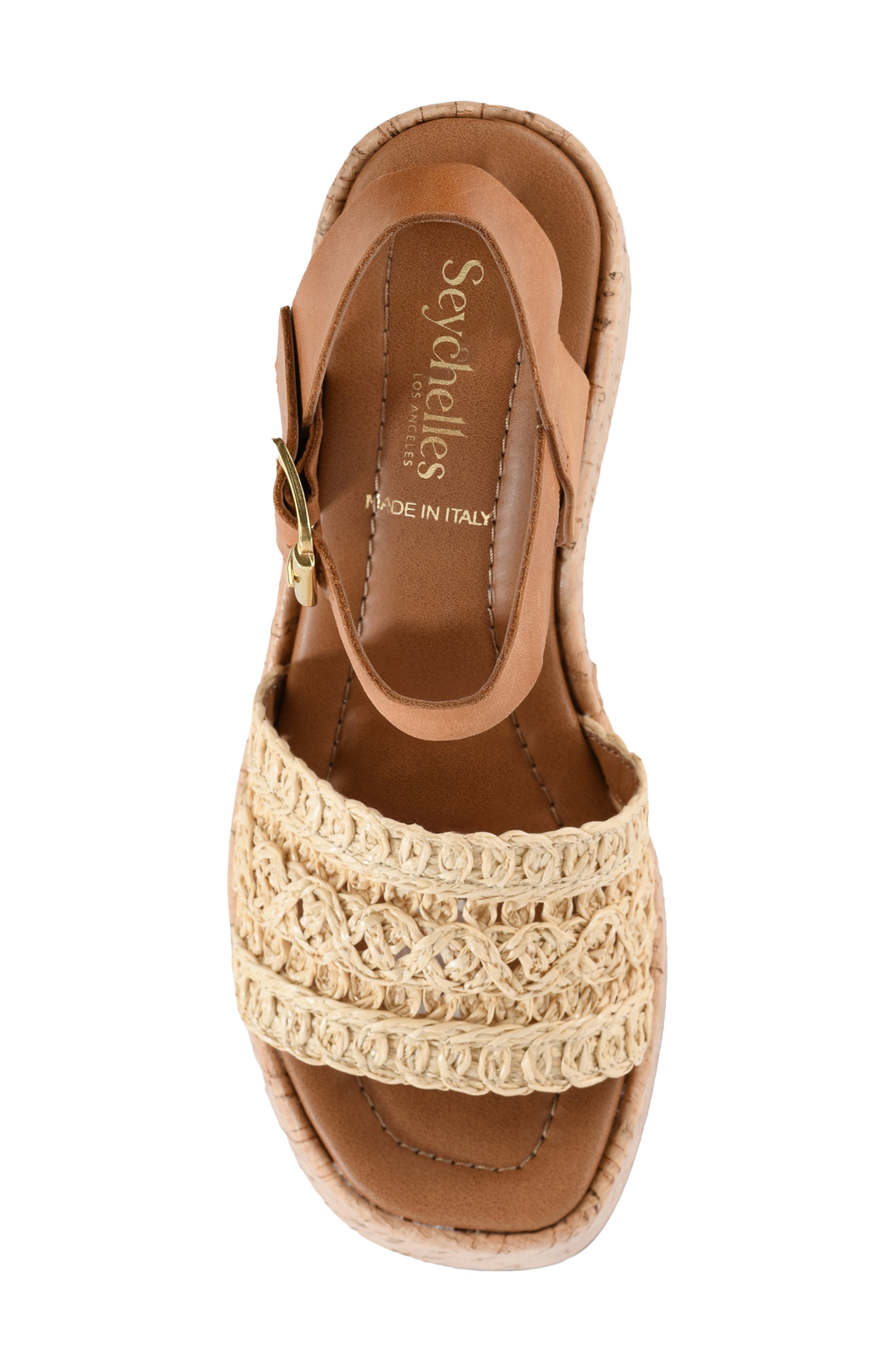 Willow Platform Wedge Sandal, Alternate, color, NATURAL