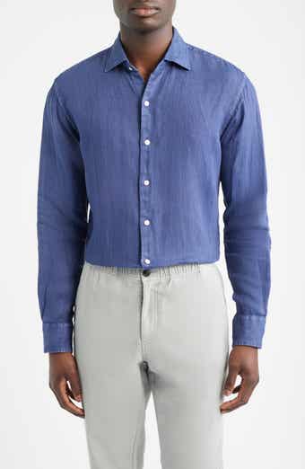 Shoreside Linen Button-Up Shirt
