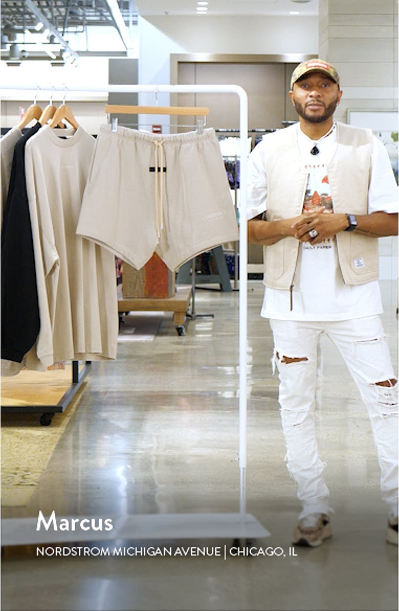 Cotton Blend Sweat Shorts, sales video thumbnail