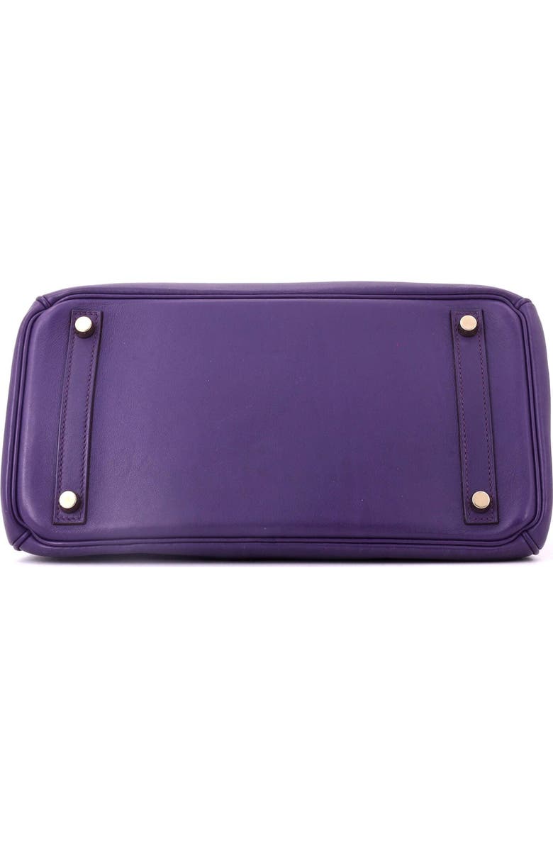 Pre-Owned Hermes Birkin Handbag Purple Swift with Gold Hardware 30, Alternate, color, Ultraviolet