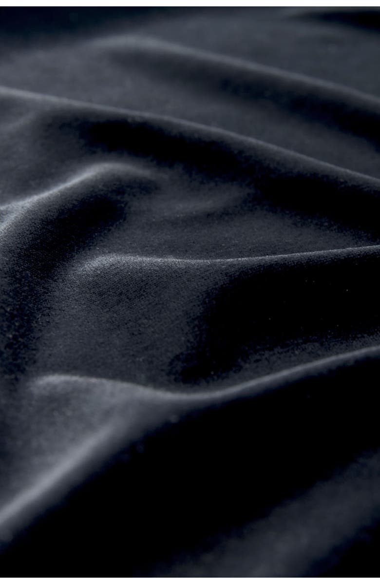 NEXT One-Shoulder Velvet Cocktail Dress, Alternate, color, Black