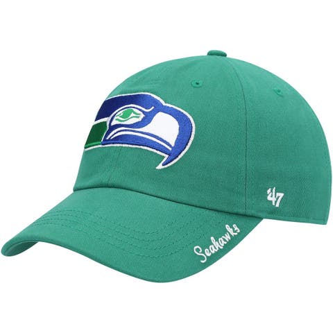 Women's '47 Green Seattle Seahawks Miata Clean Up Legacy Adjustable Hat
