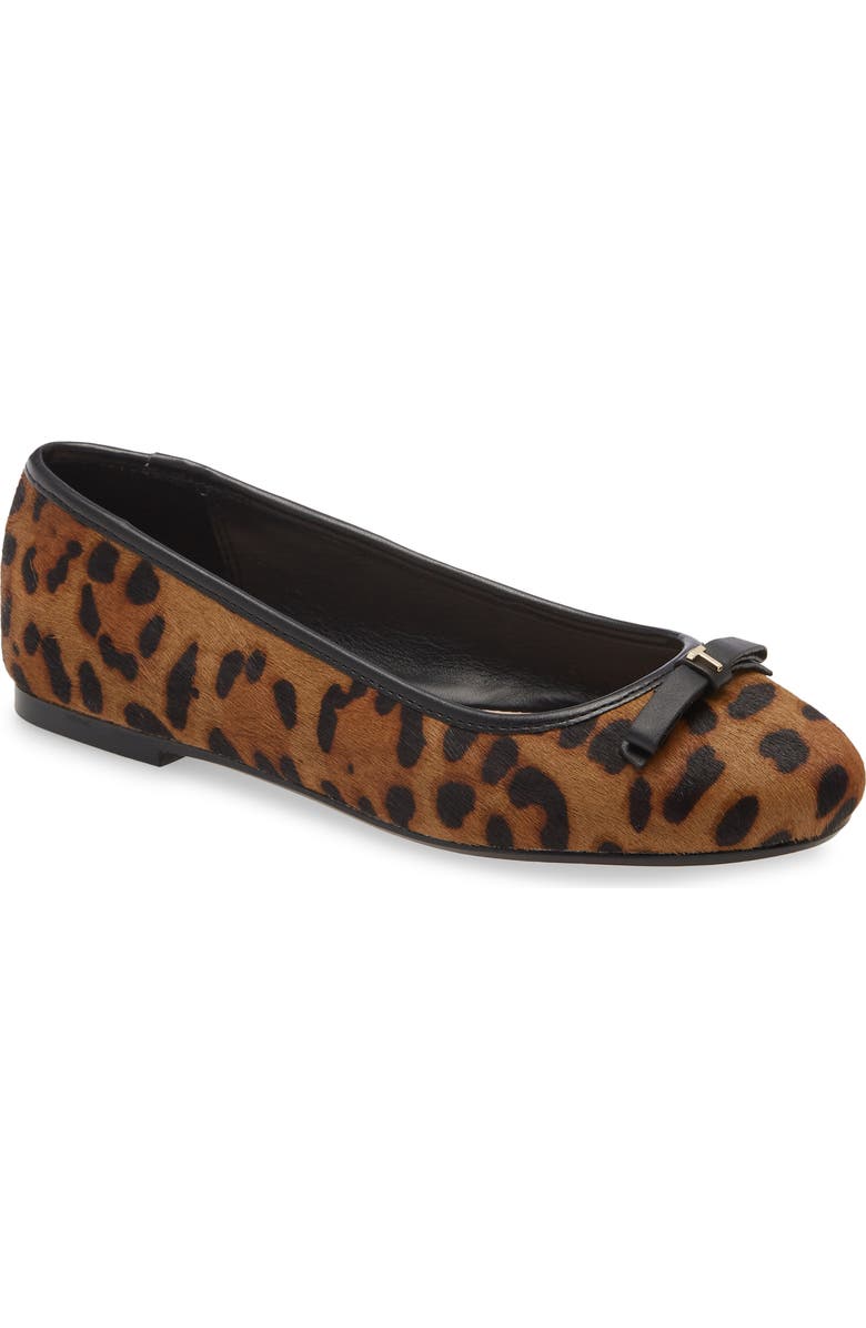 Ted Baker London Norha Genuine Calf Hair Flat, Main, color,