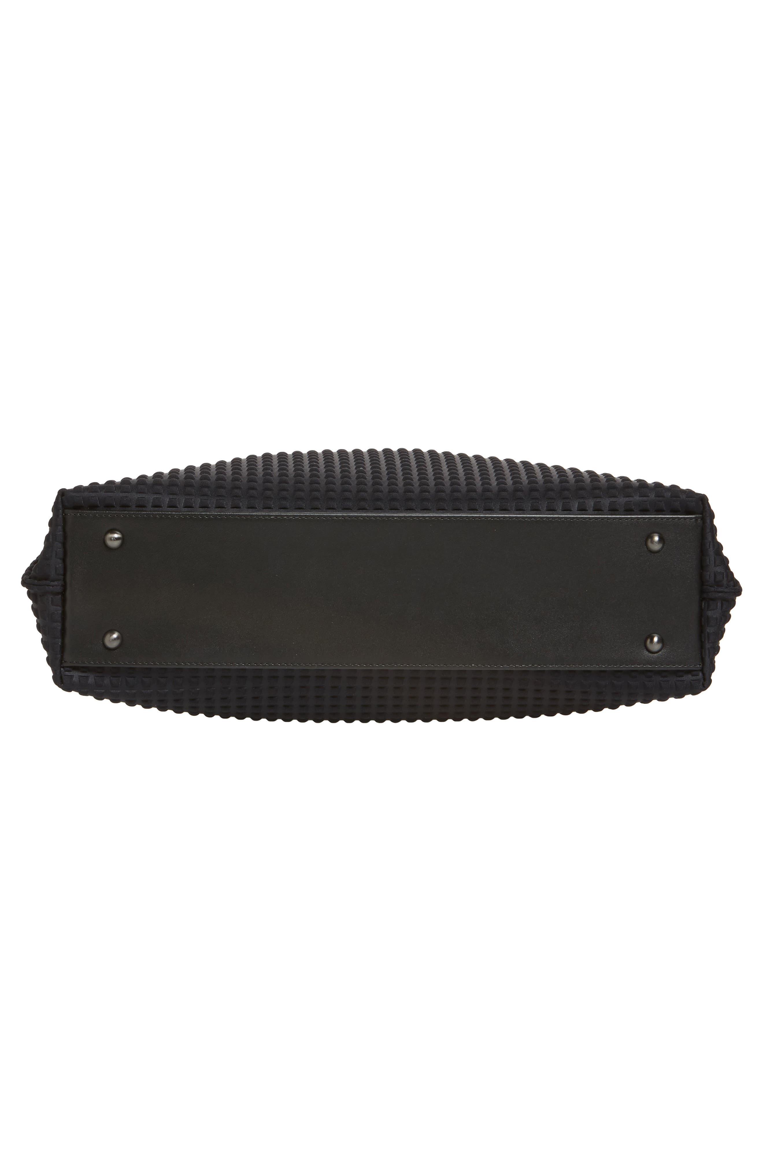 Akris Small AI Techno Convertible Satchel, Alternate, color, Black