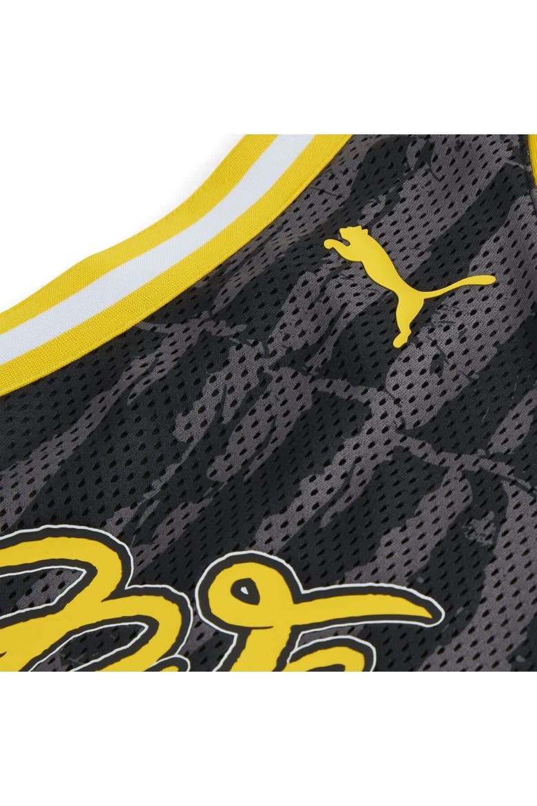 Men's Puma Black Borussia Dortmund 2025 FIFA Club World Cup dryCELL Basketball Jersey, Alternate, color, Black