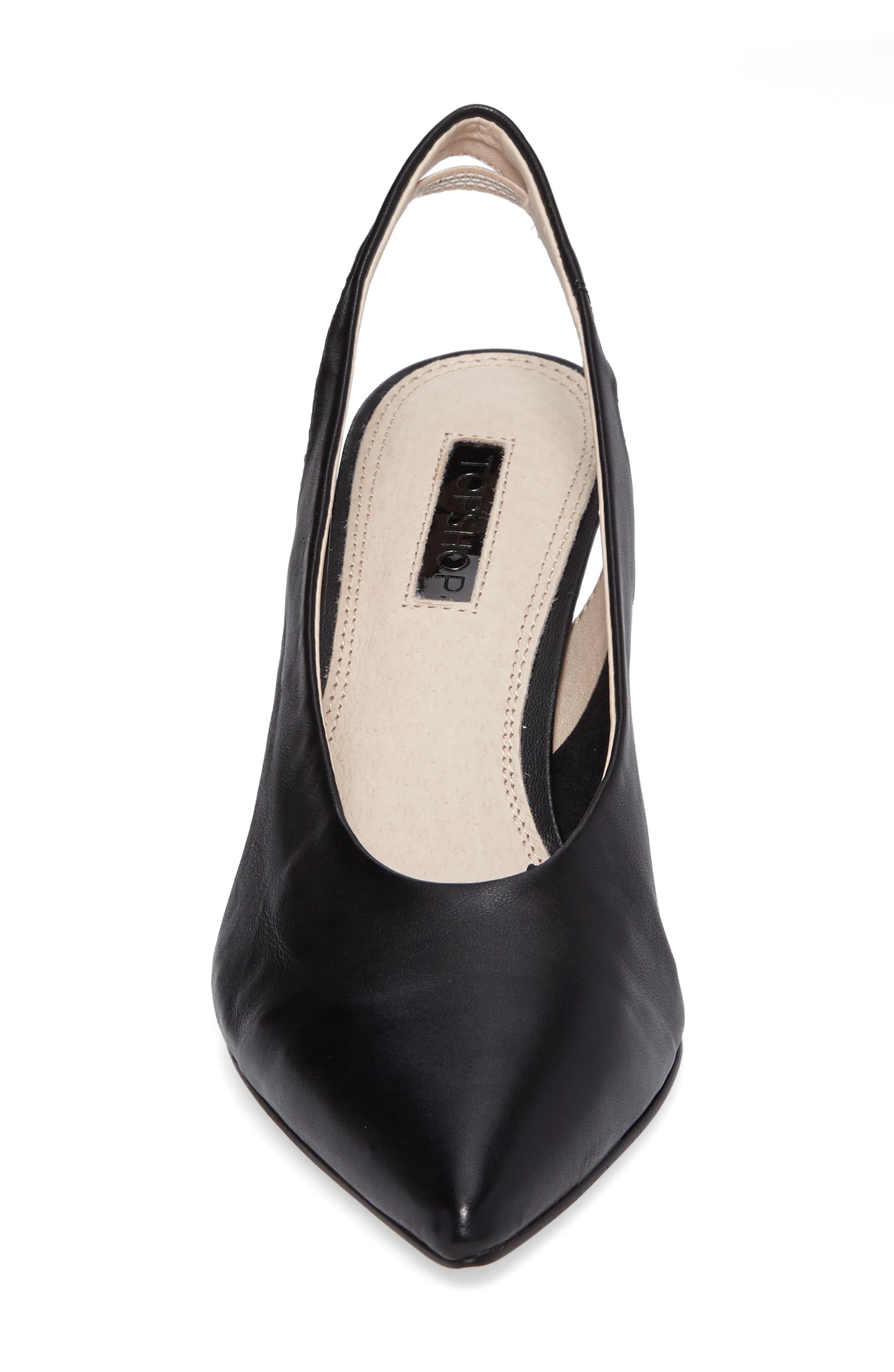 Topshop Jetset Slingback Pump, Alternate, color, 
