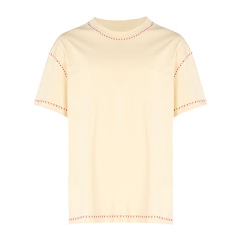 Pure Cotton Free Heaven Crochet Men T-Shirt