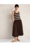 selected Mixy Stripe Coffee Multi