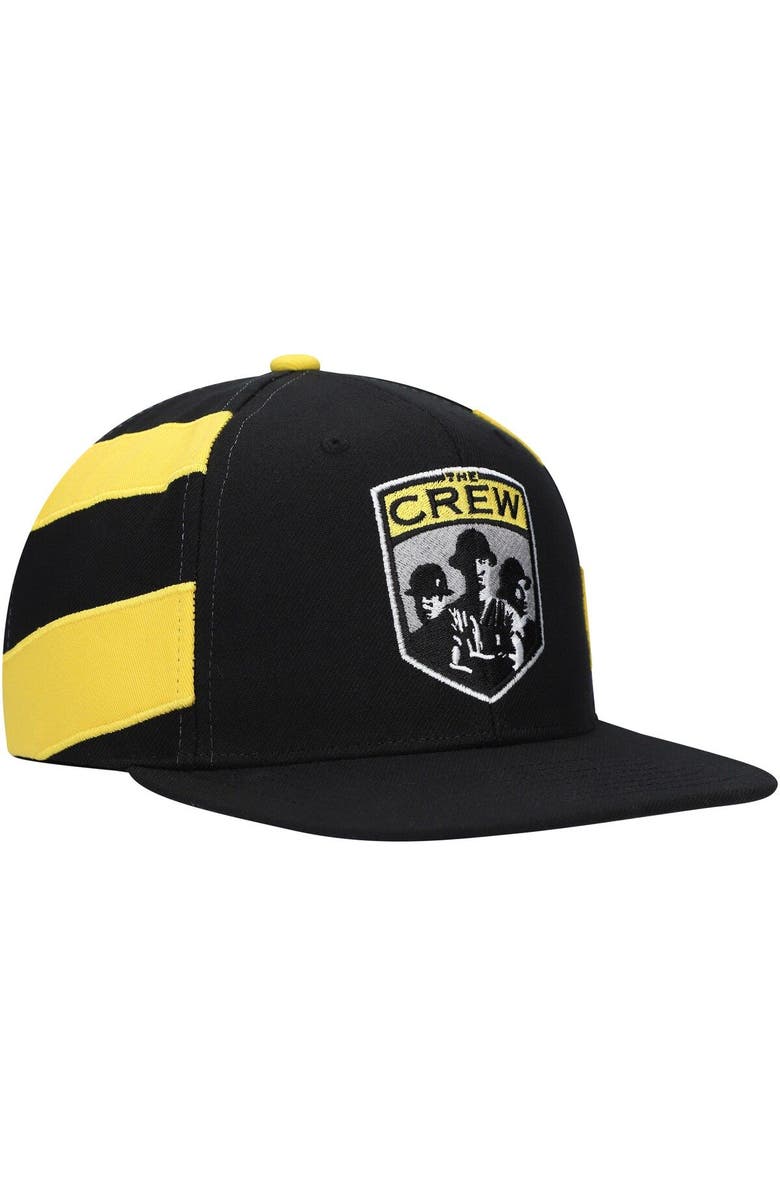 Mitchell & Ness Men's Mitchell & Ness Black Columbus Crew Jersey Hook Snapback Hat, Alternate, color, Black